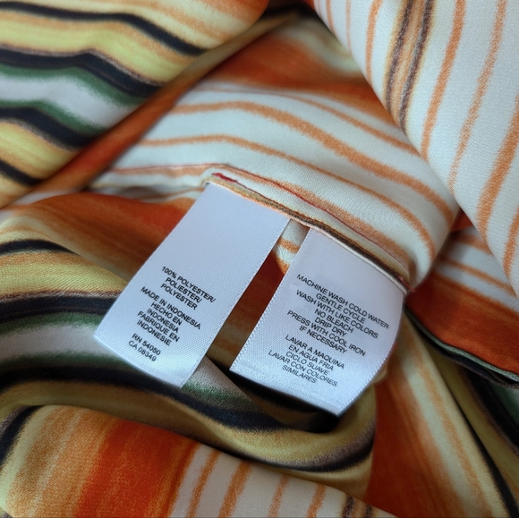 Retro Vintage style Jones Blouse with fun buttons Size Large 70s Vibed - Picture 5 of 5